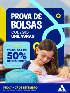 Abertas as inscrições para Prova de Bolsas 2027 do Colégio Unilavras
